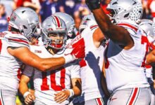 No. 1 Bang Ohio todavía está invicto con una victoria de 24-6 sobre Washington