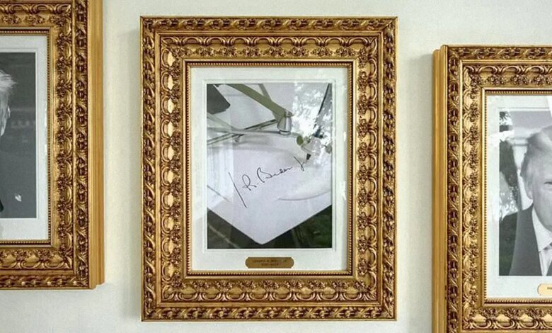 Es por eso que Trump reemplaza la imagen de la Casa Blanca de Baiden con Autopen.