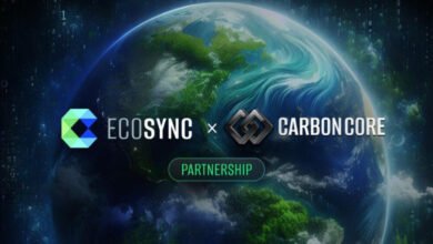 Ecosync & Carboncore lanzamiento de etapas completas Infraestructura Refi que vincula los créditos de carbono con Web3