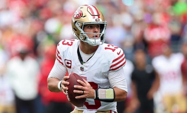 Lesión de Brock Purdy: 49ers QB trata con los dedos de los pies, los problemas de los hombros son un estado para la semana 2 en comparación con los santos no está seguro