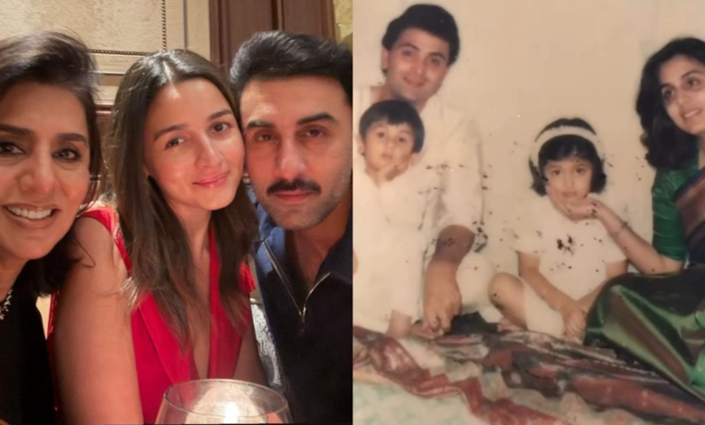 Nitu Kapoor y Riddima Kapoor Cumpleaños de cumpleaños Ranbir Kapoor