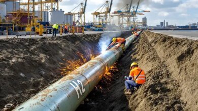 32 km. La tubería de Rotterdam cerró la brecha en la red nacional H₂ de los Países Bajos: Hydrogen Fuel News.