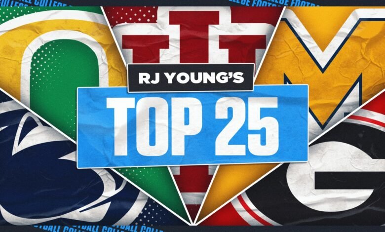Ranking de 2025 Football College: Ohhio, Oregon afirma el punto más alto; Cascada de Alabama Ranking de 2025 Football College: Ohhio, Oregon afirma el punto más alto; Cascada de Alabama