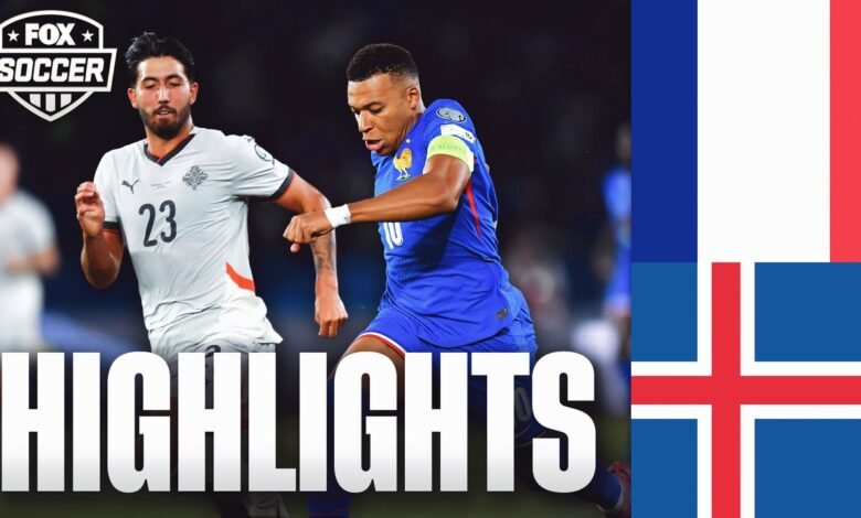 Francia en comparación con Islandia se destaca | La Copa Mundial de la UEFA es elegible | FOX FOTUTAL Francia en comparación con Islandia se destaca | La Copa Mundial de la UEFA es elegible | FOX FOTUTAL