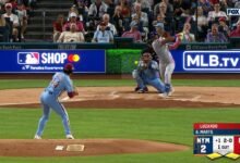 Las dos carreras dobles de Starling Marte 4-0, lo que lleva a Eagles.