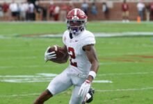 Lesión de Ryan Williams: se espera que Alabama WR juegue en comparación con Wisconsin después de experimentar protocolos impactantes