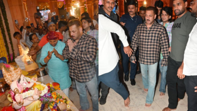 Ganesh IV 2025: Salman Khan va a los pies descalzos para encontrar bendiciones