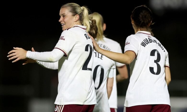 Las mujeres del Arsenal luchan nuevamente para vencer a las mujeres del West Ham cuando las mujeres de la ciudad de los hombres ven a las mujeres Brighton – WSL Round -Up | Noticias de fútbol Las mujeres del Arsenal luchan nuevamente para vencer a las mujeres del West Ham cuando las mujeres de la ciudad de los hombres ven a las mujeres Brighton – WSL Round -Up | Noticias de fútbol