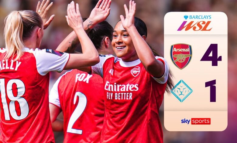 Arsenal 4-1 London City Lionesses | Lo más destacados de WSL