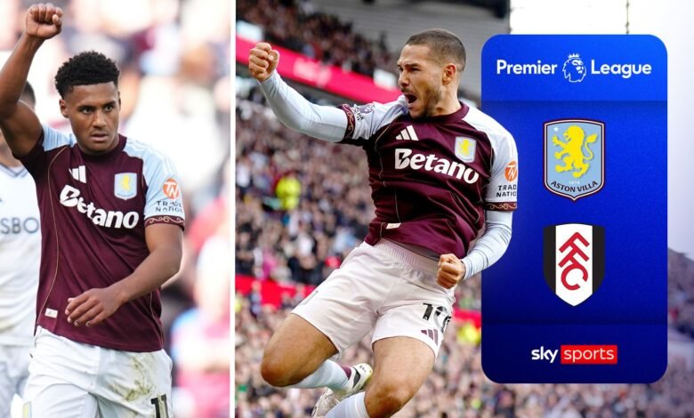 Dos goles en dos minutos recibirán la primera villa en ganar el PL, mientras que Fulham negó la pluma.