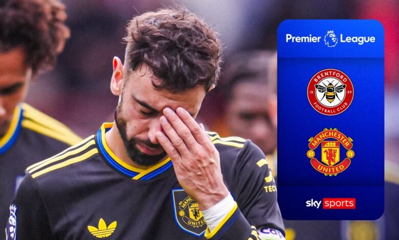 Bruno se perdió la penalización cuando el hombre Utd perdió en Brentford