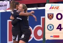 Chelsea anotó cuatro goles para castigar a West Ham