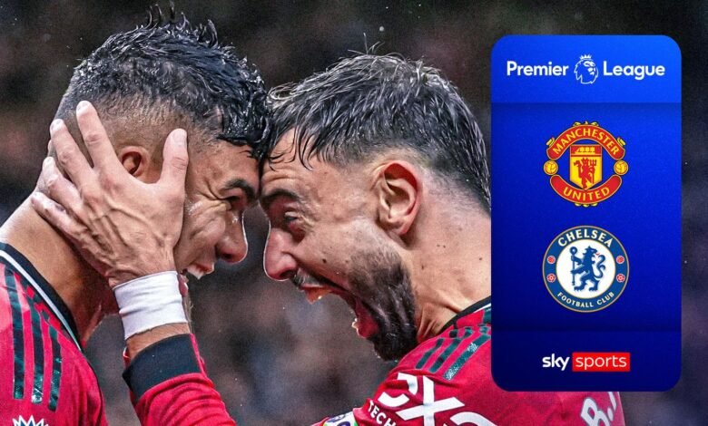 ¡Tres goles, dos cartas rojas! Man Utd tiene al Chelsea en película de terror en Old Trafford