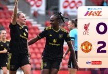 Miyazawa y Toone Fire Man Utd para ganar contra el Liverpool