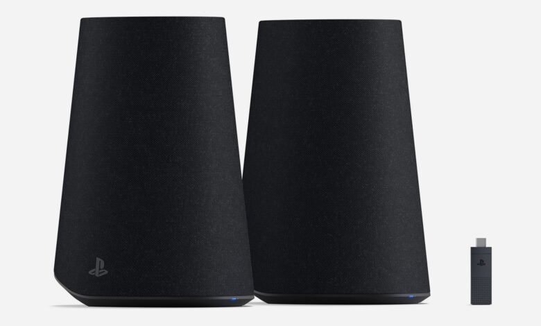Altavoces inalámbricos de levantamiento de pulso de Sony