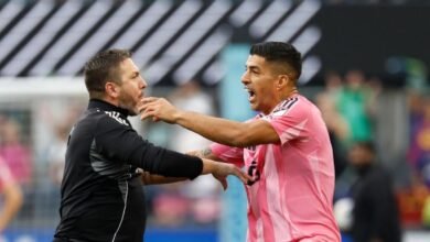 El Inter Miami escupe a Luis Suárez en el personal de Seattle Sounders cuando la final de la Copa de Leagues termina en una batalla