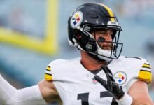 Steelers QB Skylar Thompson saltó, robado en Irlanda, ligeramente herido