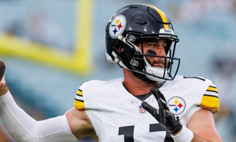 Steelers QB Skylar Thompson saltó, robado en Irlanda, ligeramente herido