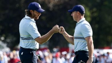 2025 RYDER CUP SHECK: enfrentamientos, emparejamiento establecido para el sábado, Foursomes en el segundo día.