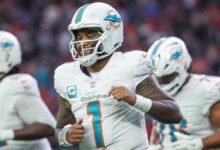 Dolphins vs. Jets predice que las probabilidades, la hora de inicio: 2025 NFL Semana 4 Monday Night Football del modelo probado