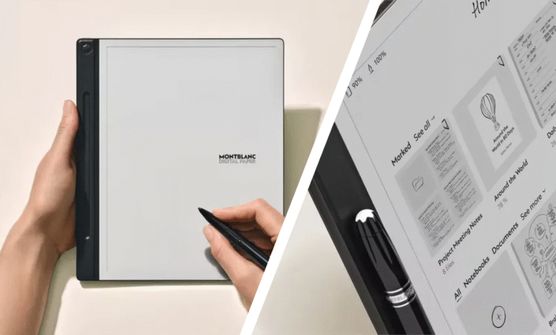 Montblanc acaba de lanzar un notebook electrónico, y sí, es asombrosamente caro