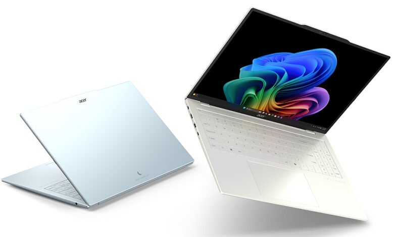 Acer Swift Air 16 Laptop pesa menos de 1 kg, con una pantalla de 16 pulgadas, hasta 32 GB de memoria y almacenamiento de hasta 1 TB