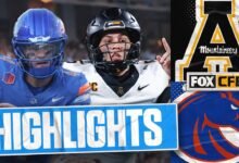 Escaladores de los Apalaches en comparación con los sobresalientes Boise State Broncos | Foot College Football