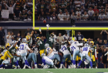 Escorigami! Cowboys vs Packers Wild continúa con el último puntaje que nunca se había visto antes en la historia de la NFL