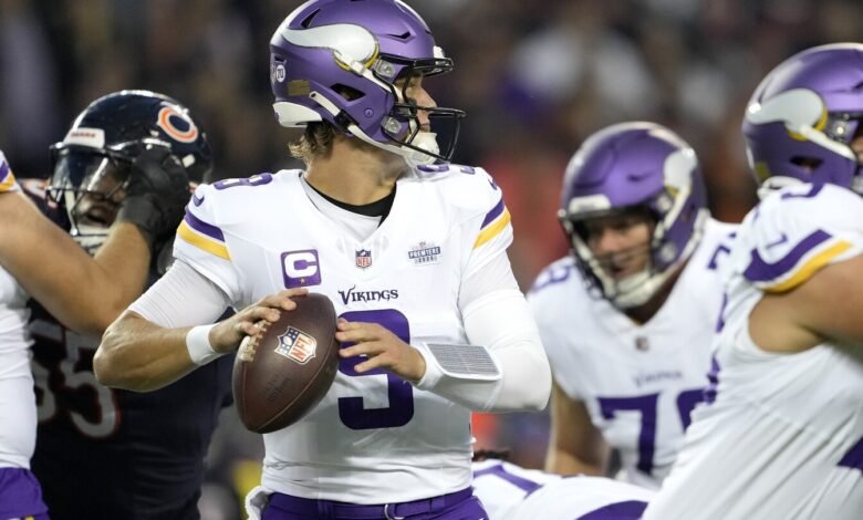 MNF ha atraído a 22.1 millones de espectadores para los Bars Vikingking, un aumento del 8 por ciento en comparación con el último año de la semana 1 MNF ha atraído a 22.1 millones de espectadores para los Bars Vikingking, un aumento del 8 por ciento en comparación con el último año de la semana 1