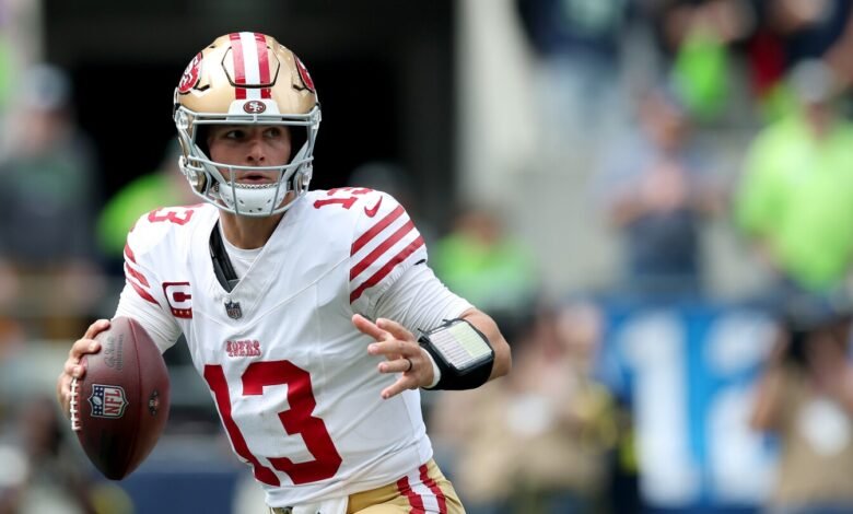 John Lynch en Brock Purdy: Nuestra información es que él es otra semana