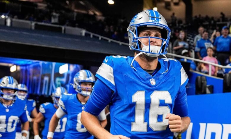 Jared Goff, capitán del capitán Aidan Hutchinson Jared Goff, capitán del capitán Aidan Hutchinson
