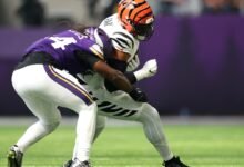 Bengals excluyó a Noah Fant, Shemar Stewart para el lunes por la noche en comparación con los Broncos