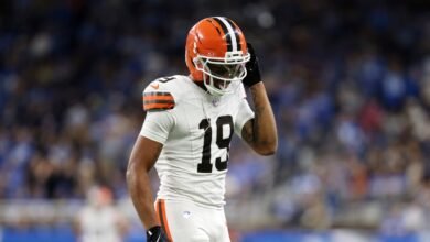 Browns WRS Cedric Tillman, Deedre Carter se perdió muchas semanas con lesiones