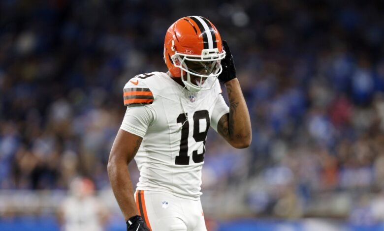 Browns WRS Cedric Tillman, Deedre Carter se perdió muchas semanas con lesiones