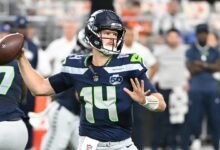 Fútbol Jueves: el Cardenal lleva a Seahawks 14-3 en un descanso