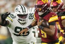 Jayden Daniels superó RG3 para la mayoría de los yardas apresuradas en los primeros 20 partidos de QB en la historia de la NFL