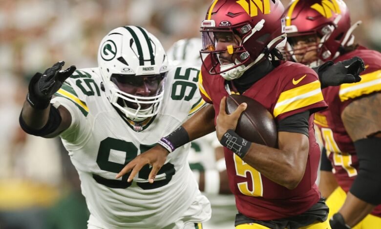 Jayden Daniels superó RG3 para la mayoría de los yardas apresuradas en los primeros 20 partidos de QB en la historia de la NFL