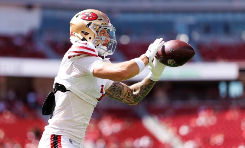 49ers WRS Ricky Pearsall, Jannings jugará en comparación con Jaguars hoy