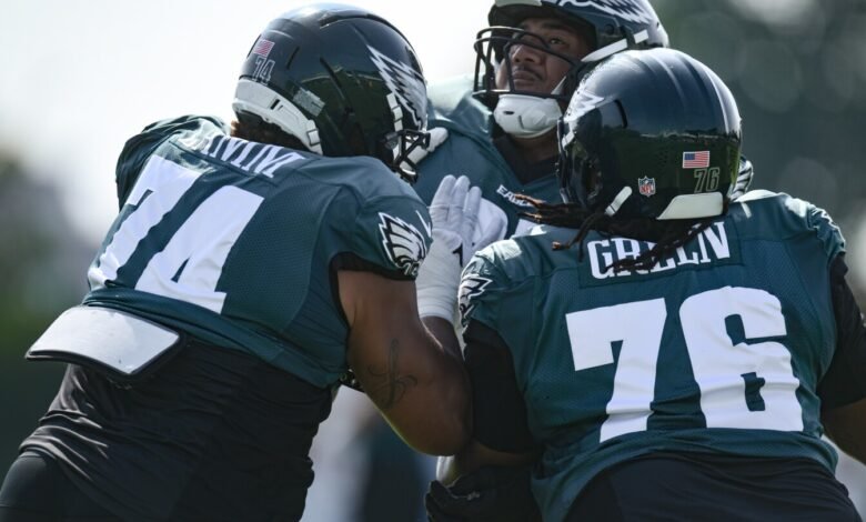 Eagles trajo a Kenyon Green de regreso a la lista de Terrace Marshall para practicar el equipo. Eagles trajo a Kenyon Green de regreso a la lista de Terrace Marshall para practicar el equipo.