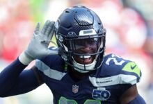 Se sospecha que la lista de Seahawks Devon Witherspoon se enfrenta a Steaker.