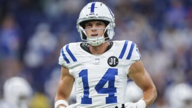 Regla de los Colts Alec Pierce debido a un choque