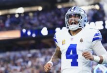 Con Micah Parsons en carpas médicas, Dak Prescott lanza el segundo TD Pass