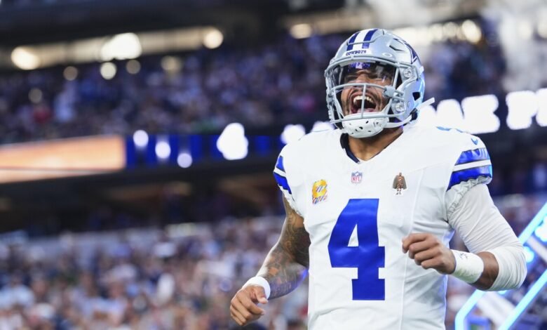 Con Micah Parsons en carpas médicas, Dak Prescott lanza el segundo TD Pass
