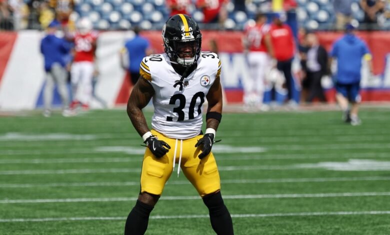 Jaylen Warren no funciona para Steelers vs Viking en Irlanda