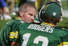 Aaron Rodgers podría superar el total de touchdown de su carrera de Brett Favre el domingo