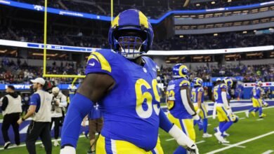 Kevin Dotson está a punto de jugar para Rams, Steve Avila aparece como dudas