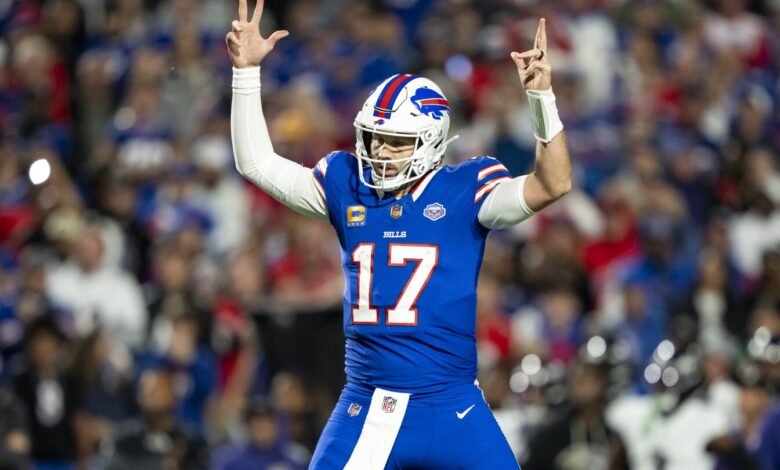 Josh Allen tuvo 251 yardas aéreas, en el cuarto trimestre