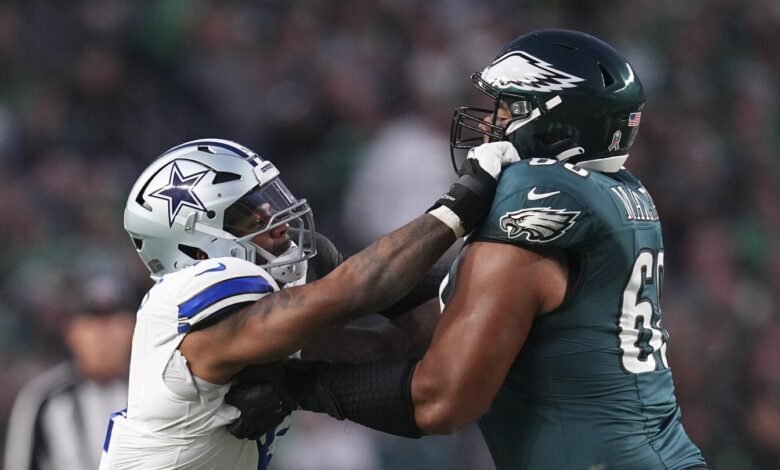 Jordan Mailata respiró “suspiro de alivio” cuando Micah Parsons fue cambiado Jordan Mailata respiró “suspiro de alivio” cuando Micah Parsons fue cambiado
