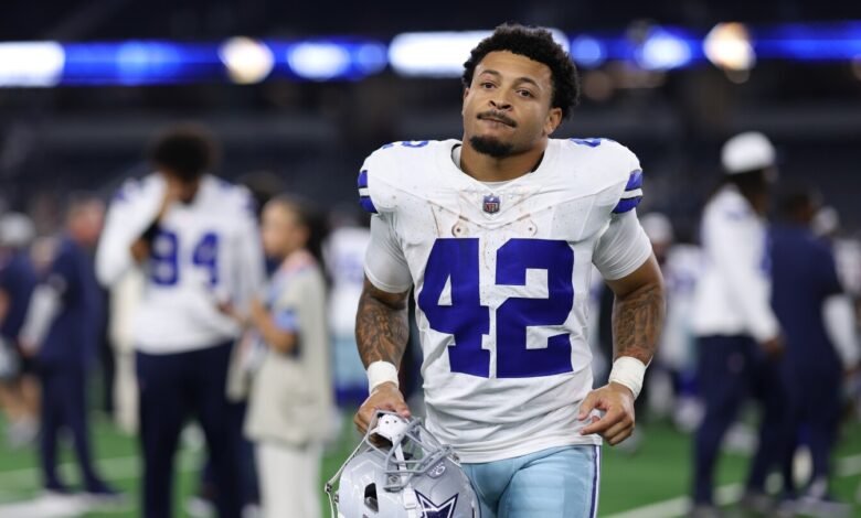 Agente libre RB Deuce Vaughn funciona para Broncos
