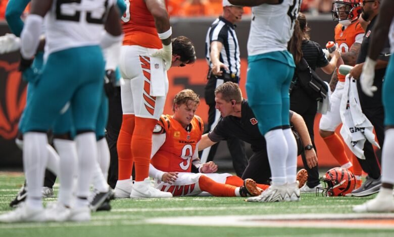 Bengals OC Dan Pitcher en Joe Burrow: Nadie decidió resolver todas las lesiones.